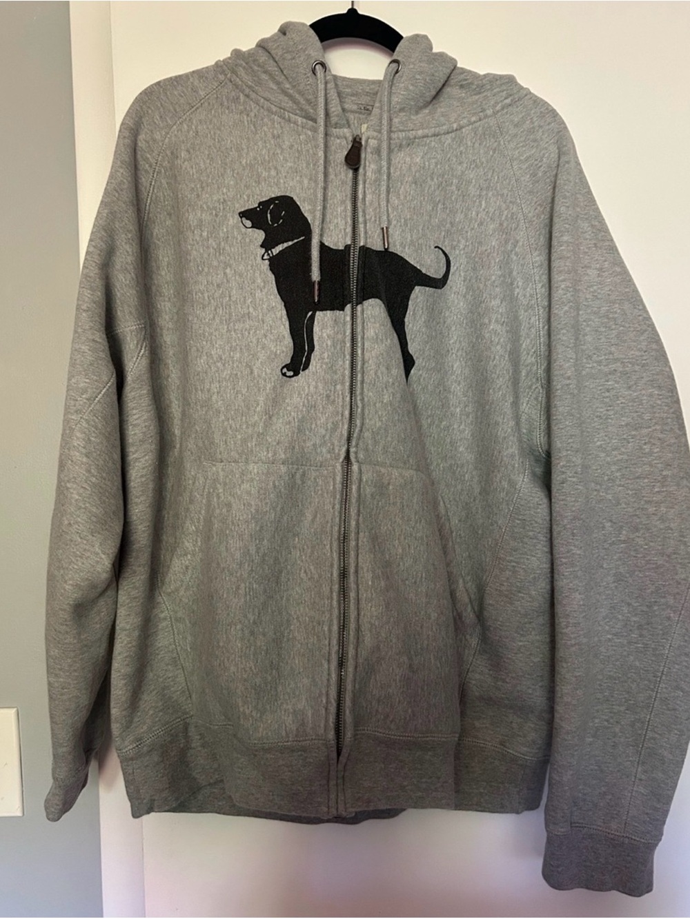 Black dog zip up
